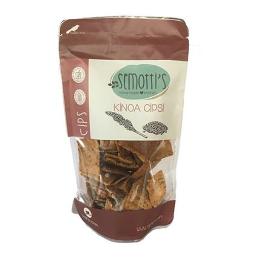 Semotti's Glutensiz Kinoa Cips 125gr resmi